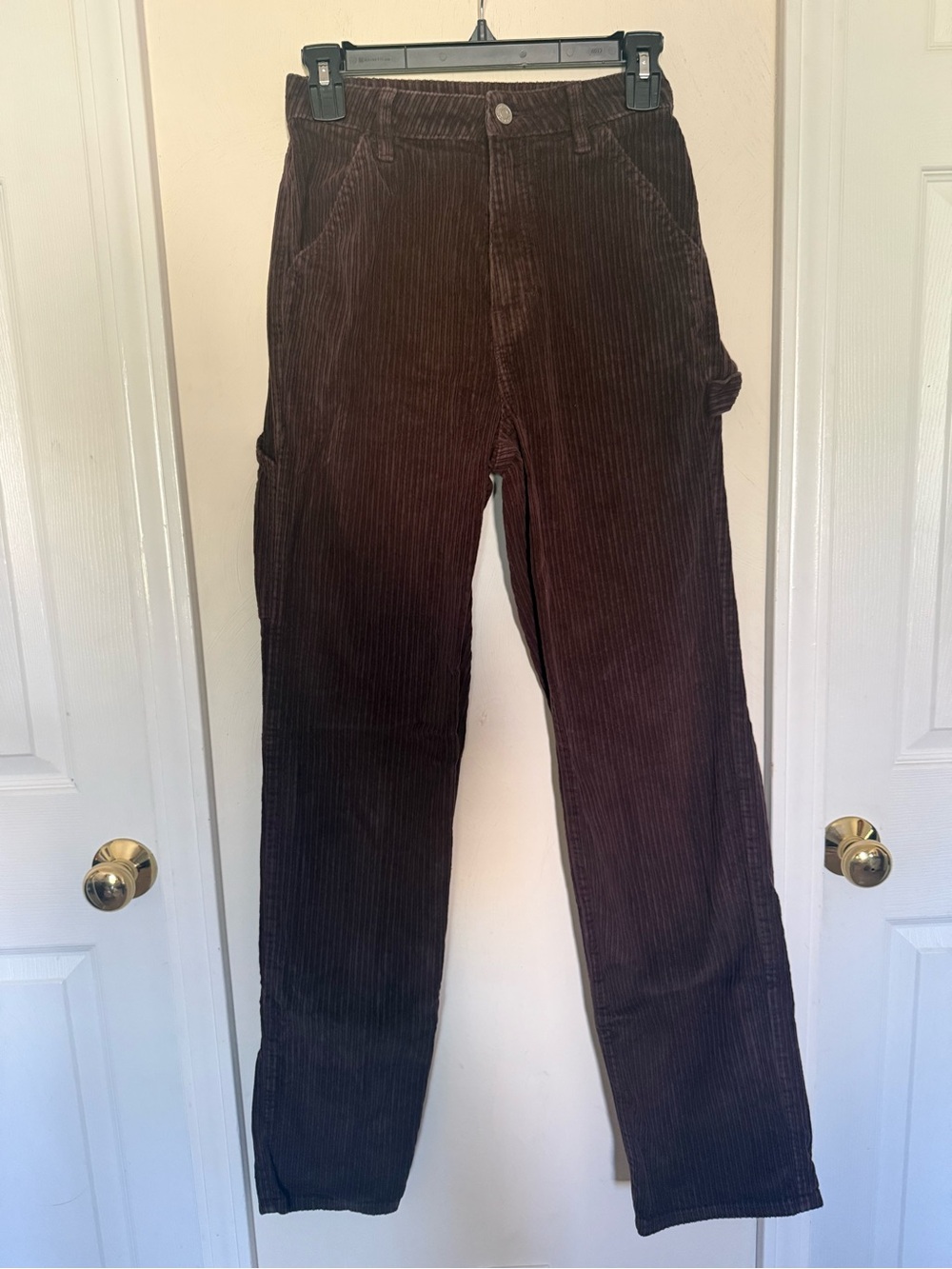 PacSun Men's Dark Brown Corduroy Carpenter Pants